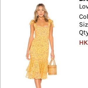 NWT: lovers and friends sun dress